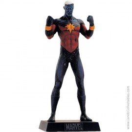 Classic Marvel Fig Coll Eaglemoss 2007 #46 Captain Marvel Genis-Vell Std +Mag