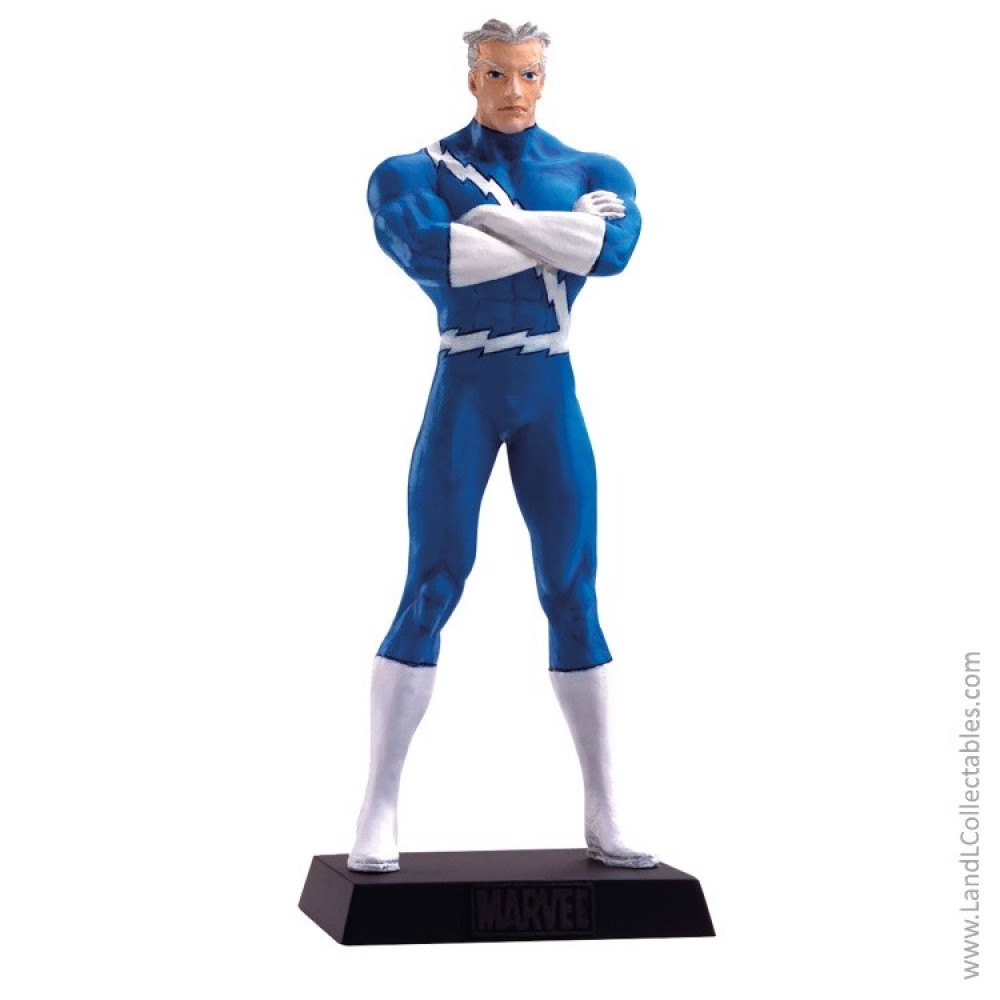 Classic Marvel Figurine Collection Eaglemoss 2008 #71 Quicksilver Blue Suit Fig