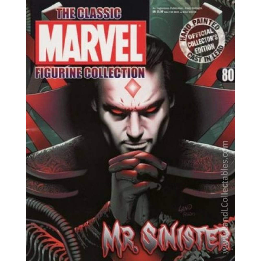 Classic Marvel Figurine Collection Eaglemoss 2008 #80 Mister Sinister Mag Only