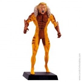 Classic Marvel Figurine Collection Eaglemoss 2009 Statue #84 Sabretooth +Mag