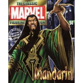 Classic Marvel Figurine Collection Eaglemoss 2009 Statue #94 Mandarin +Mag