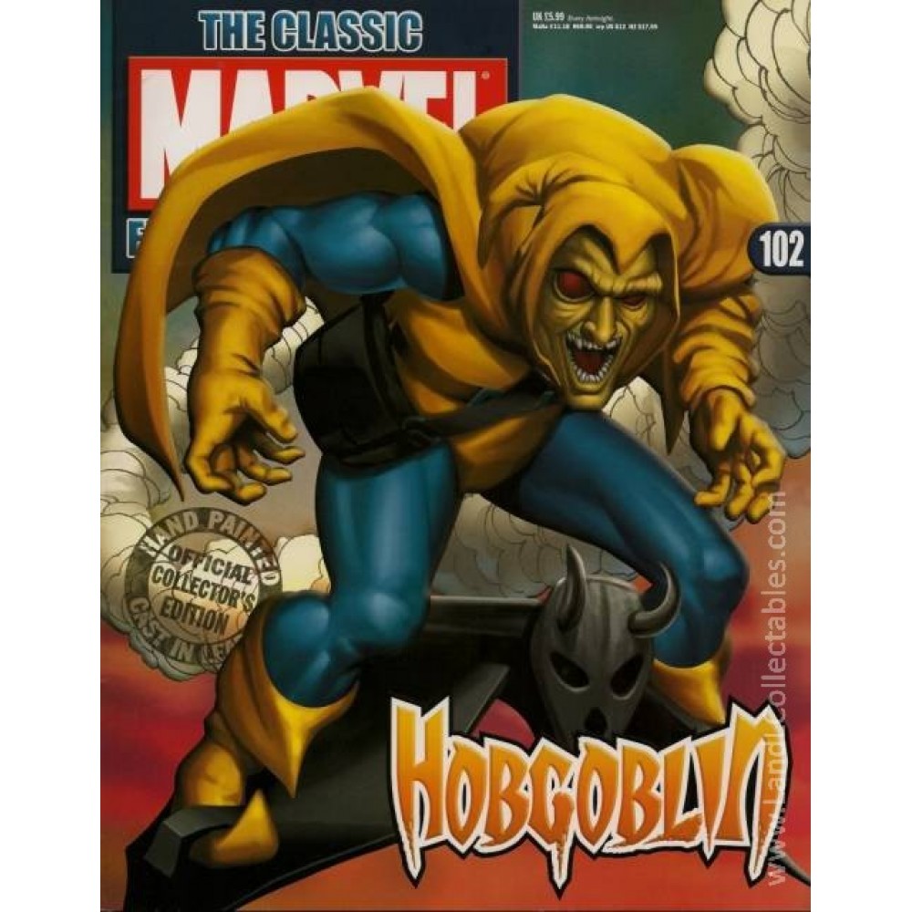 Classic Marvel Figurine Collection Eaglemoss 2009 Statue #102 Hobgoblin Mag Only