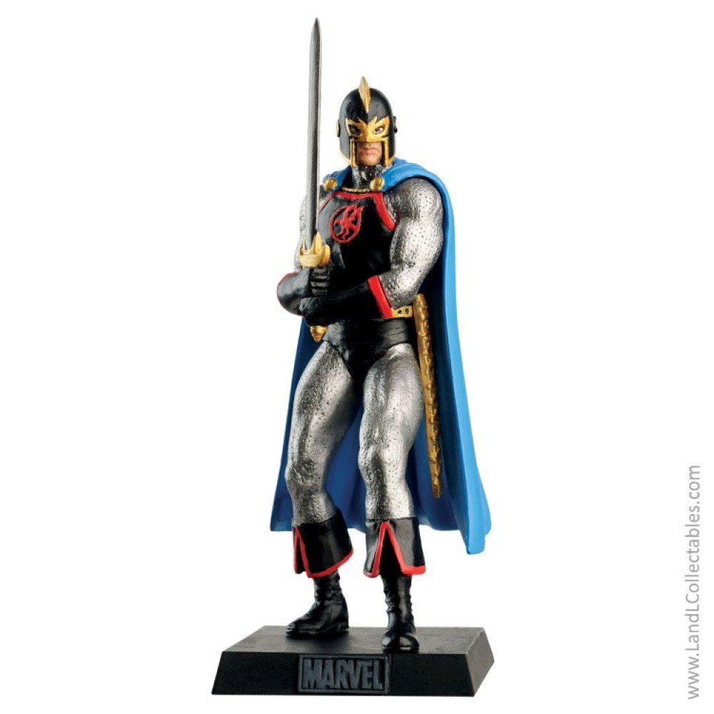 Classic Marvel Figurine Collection Eaglemoss 2010 Statue #112 Black Knight Fig O