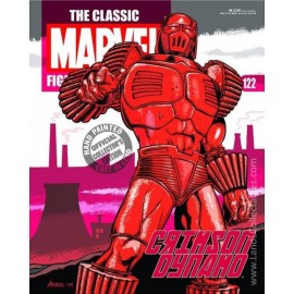 Classic Marvel Figurine Collection Eaglemoss 2010 #122 Crimson Dynamo +Mag