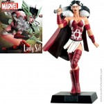 Classic Marvel Figurine Collection Eaglemoss 2012 Statue #179 Lady Sif +Mag