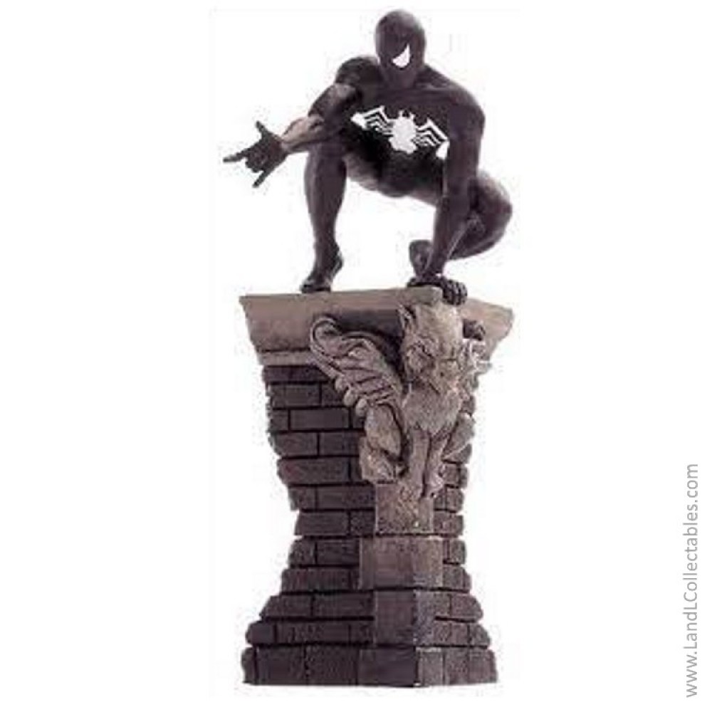 Classic Marvel Fig Collection Eaglemoss 2008 #SP-5 Black Costume Spider-Man Fig