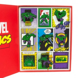 Marvel Super Heroes Enamel Pin Set Incredible Hulk #105 x9 Badge Severin