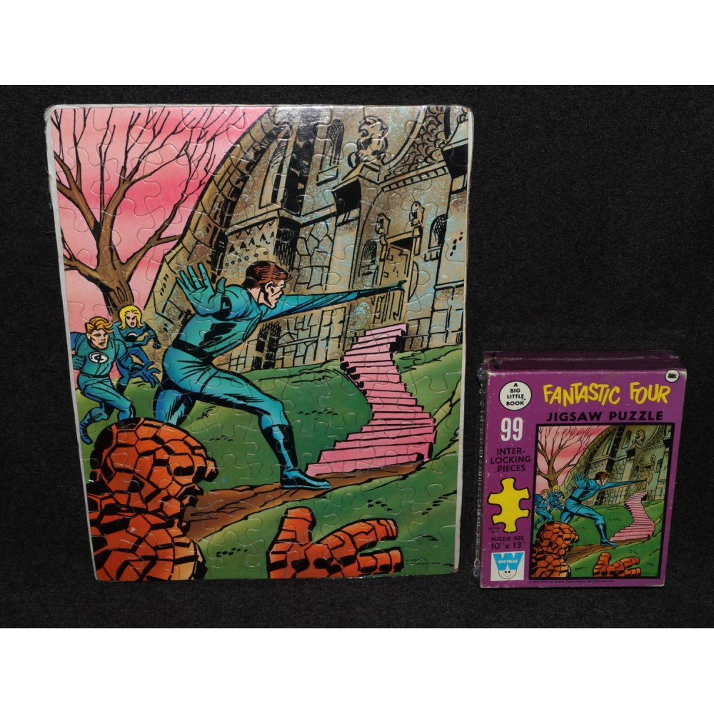 Marvel Super-Heroes 1968 Fantastic Four 4 Whitman Puzzle Complete