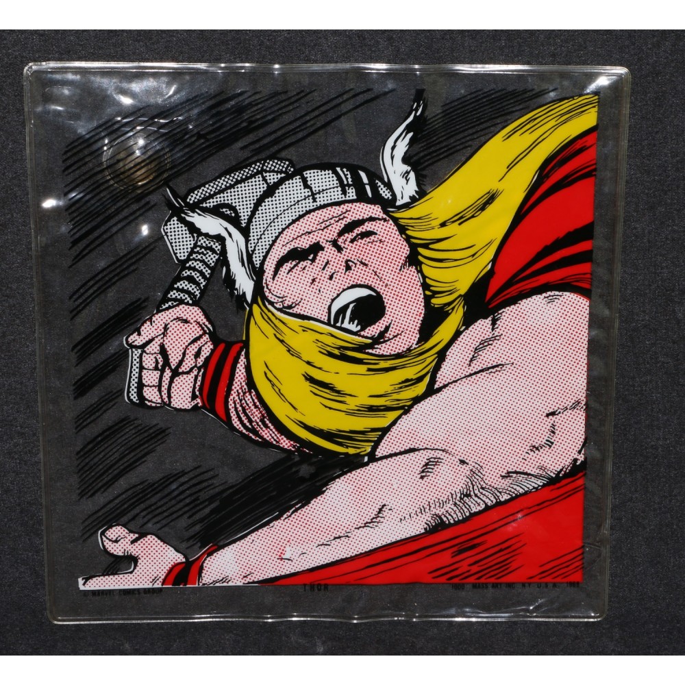 Marvel Super Heroes 1968 Thor Pillow Vinyl Blow Up Jack Kirby MMMS Mass Art