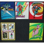 Super Friends 1975 Portfolio Folder Aquaman Superman Batman x5