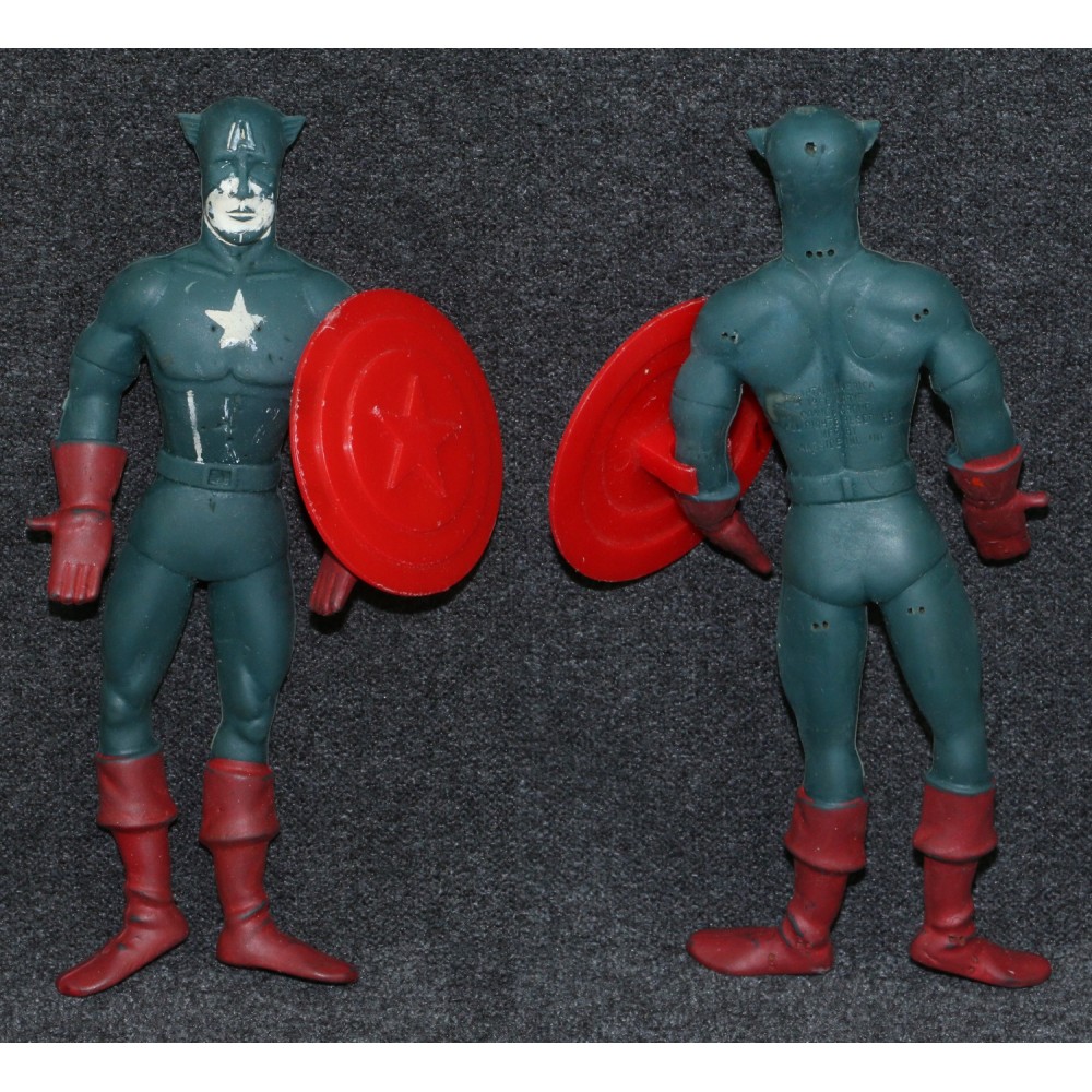 Marvel Super Heroes 1966 Captain America Lakeside with Shield