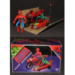 Spider-Man Hulk 1980s Motorcycle Sidecar YH-805S Battery Operated Tam Toys MIB