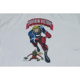 San Diego Comics Convention 1982 Comic-Con T-Shirt Captain Victory Kirby Origina