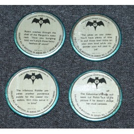 Batman 1966 Space Magic Coins Lot Trading Non-Sport Card Style x4 D