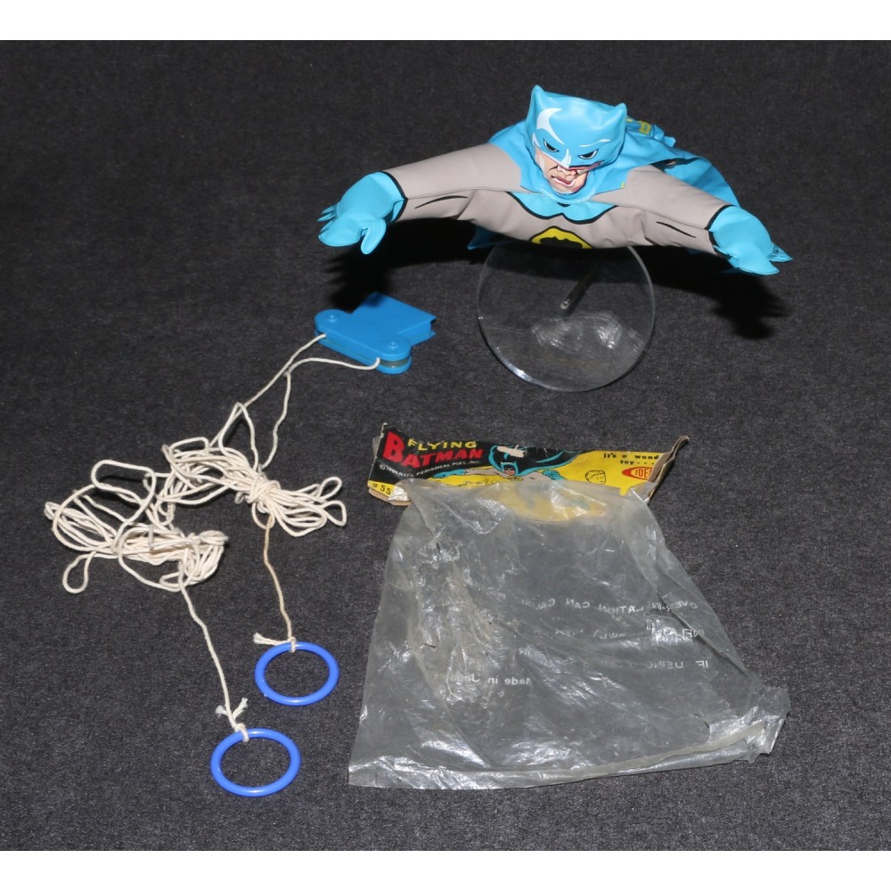 Batman 1966 Ideal Flying Inflatable Figure with Header Card Bag