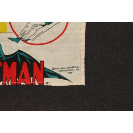 Batman 1966 Fabric Linen Wall Hanging Banner Poster Vs Penguin