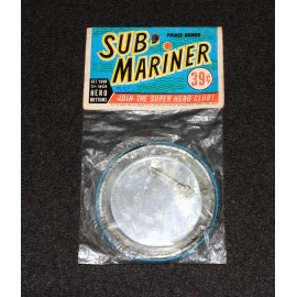 Marvel Super Heroes Sub-Mariner 1966 Club Button Pin Pinback Super Hero Club MIP