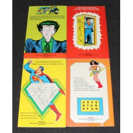 DC Superheroes Activity Box Tempo Books Batman Superman Wonder Woman Joker 1977