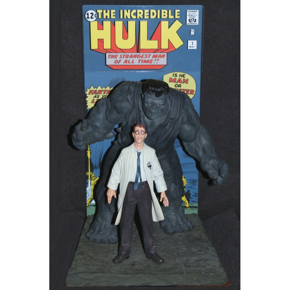 Hulk Incredible Master Replicas #1 Issue Recreation Statue Gray 2008