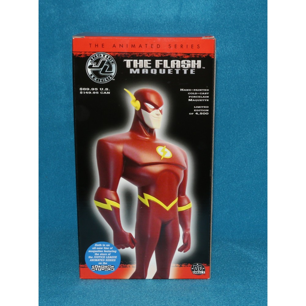 DC Direct Justice League Animated Series Maquette Statue Flash LE 4,500 MIB Sld