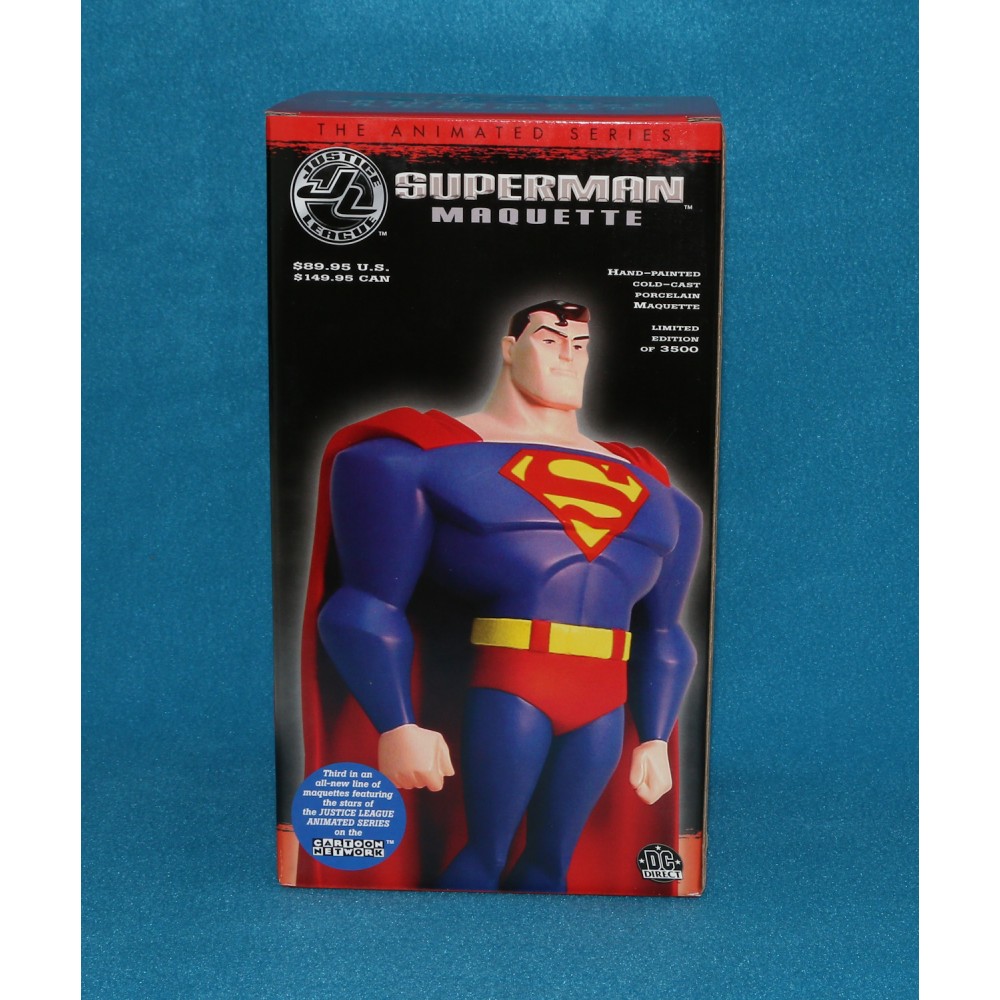 DC Direct Justice League Animated Series Maquette Superman LE 3,500 MIB Sealed