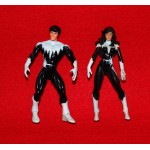 Toybiz Marvel Legends 1999 Alpha Flight Aurora Northstar Set Amazon Exclusive