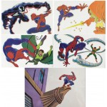 Spider-Man Animated Series 1994 Fox Cartoon Animation Cels Sericel Set C