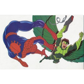 Spider-Man Animated Series 1994 Fox Cartoon Animation Cels Sericel Set C