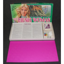 Bionic Woman 1976 Board Game SIGNED by Lindsay Wagner