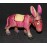 Celluloid Donkey Bobble Head Nodder Occupied Japan 6