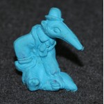 Denier Aardvark Blue Eraser Figure 1960s