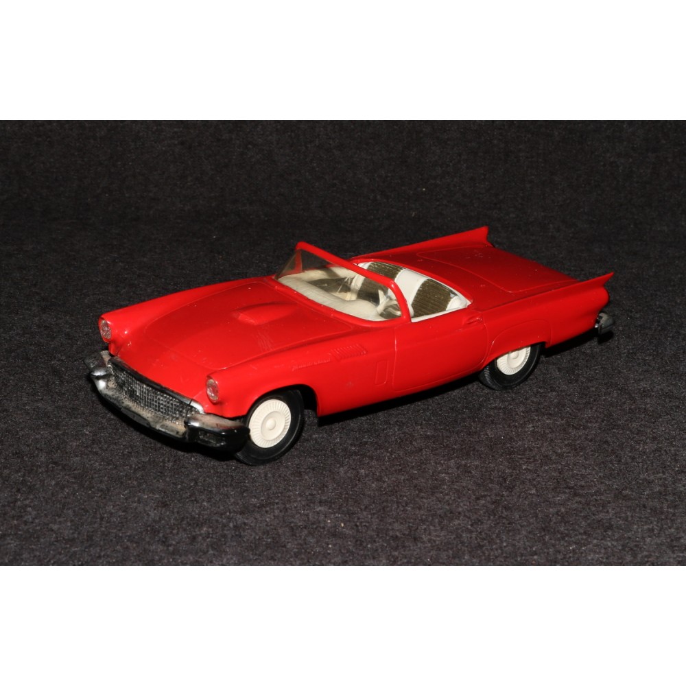 Dealer Promo Car Ford Thunderbird T-Bird Convertible 1957 1/25 Red AMT Friction