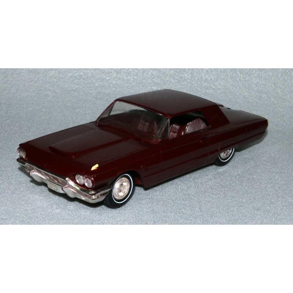 Dealer Promo Car Ford Thunderbird T-Bird Hard Top 1965 1/25 Burgandy