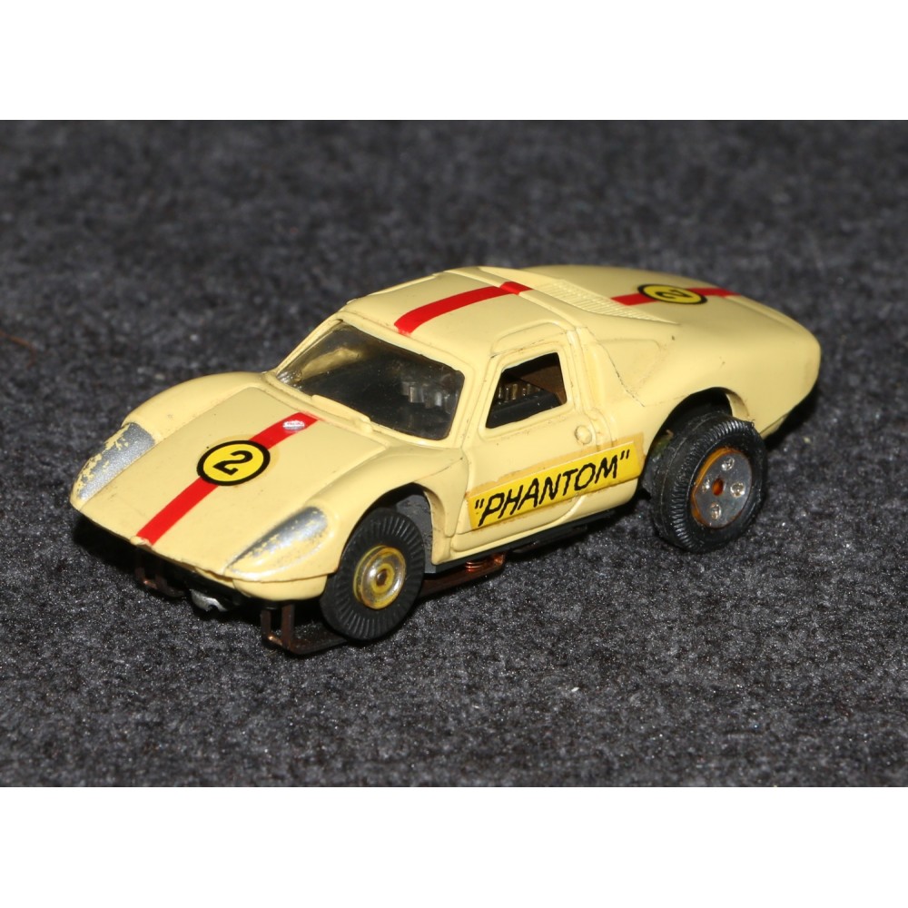 Aurora T-Jet HO Slot Thunderjet #1376 Porsche 906 Yellow