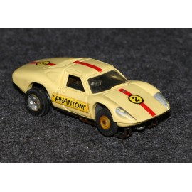 Aurora T-Jet HO Slot Thunderjet #1376 Porsche 906 Yellow