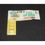 Aurora T-Jet HO Slot Car Thunderjet #1389 Cougar Yellow Blister Header Card MOC