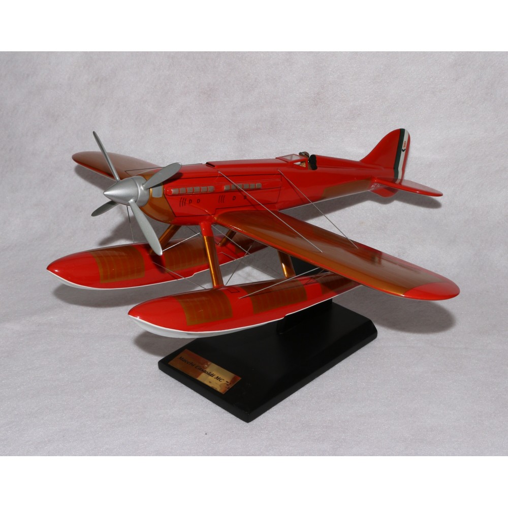 Desktop Model Plane Macchi Castoldi MC 72 With Pilot 19