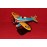 Desktop Model Plane P-26 Peashooter Biplane 14 1/2