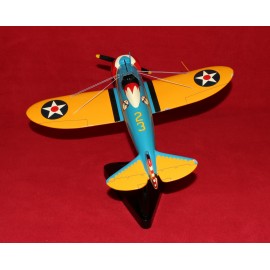 Desktop Model Plane P-26 Peashooter Biplane 14 1/2