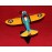 Desktop Model Plane P-26 Peashooter Biplane 14 1/2