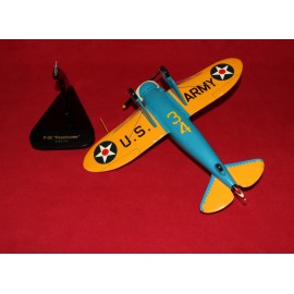 Desktop Model Plane P-26 Peashooter Biplane 14 1/2