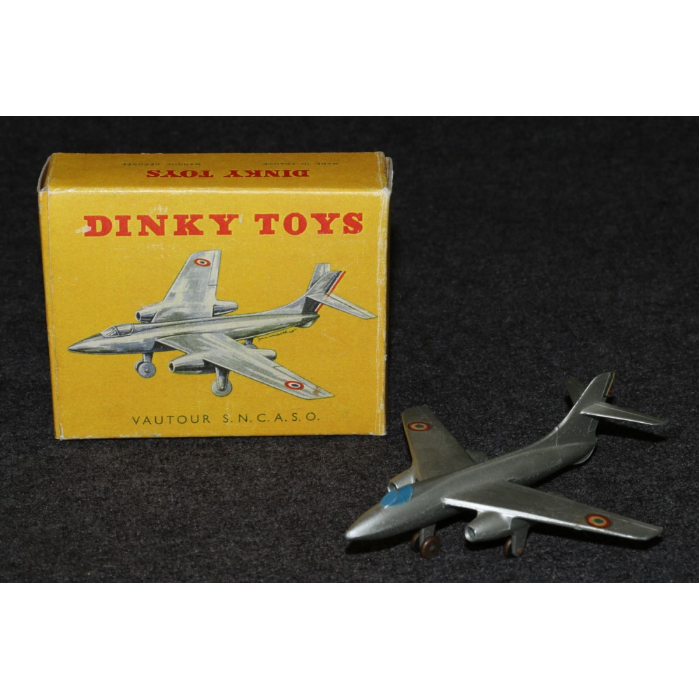 Dinky Toys Airplane French Vautour S.N.C.A.S.O. Fighter #60B Boxed