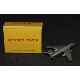 Dinky Toys Airplane French Vautour S.N.C.A.S.O. Fighter #60B Boxed