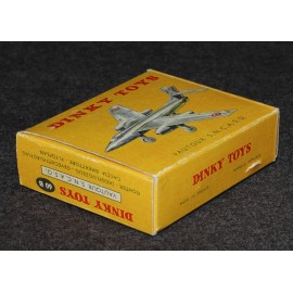 Dinky Toys Airplane French Vautour S.N.C.A.S.O. Fighter #60B Boxed