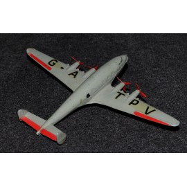 Dinky Toys #62R Airliner Airplane Plane Four Engined Liner Red Trim G-ATPV