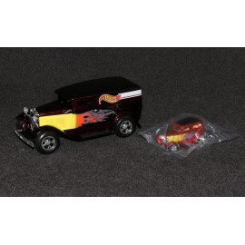 Hot Wheels 1996 Ford Model A Diecast Bank Plus 1:64 Ford Model A x2 Set #16554