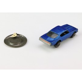 Hot Wheels Redline 1968 Barracuda Dark Blue Dark Interior USA