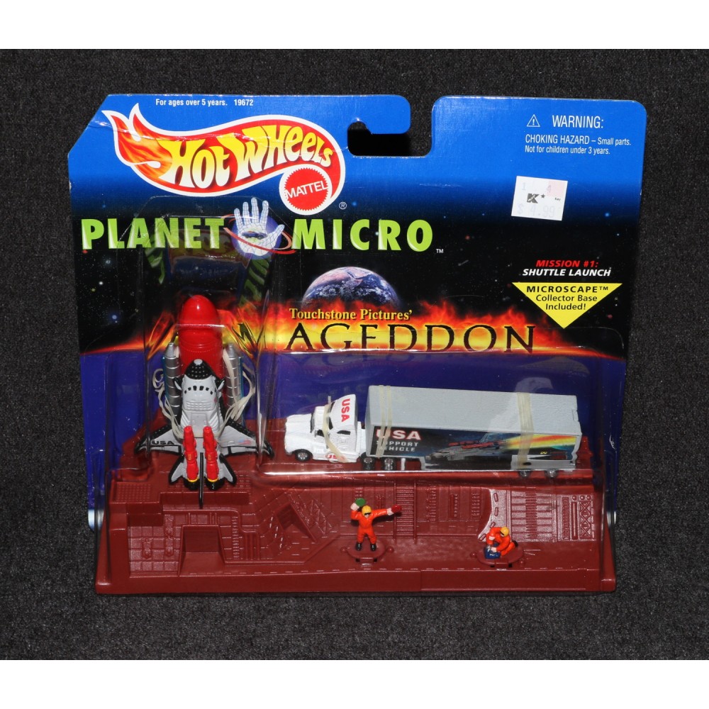 Hot Wheels Planet Micro Armageddon Mission 1 Set 1997 #19672 MOC