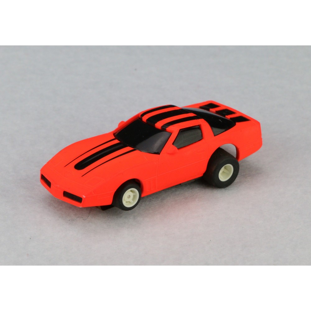 HO Slot Car Tyco 1984 Corvette Vette 440-x2 Neon Orange