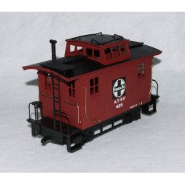 Train Bachmann Trains Santa Fe ATSF 425 Big Hauler Brick Red Bobber Caboose G-Sc